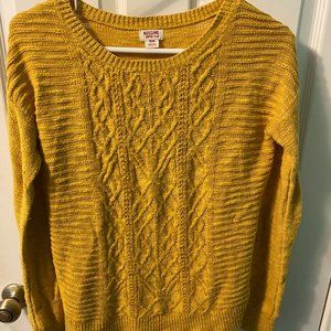 Yellow Knitted Sweater